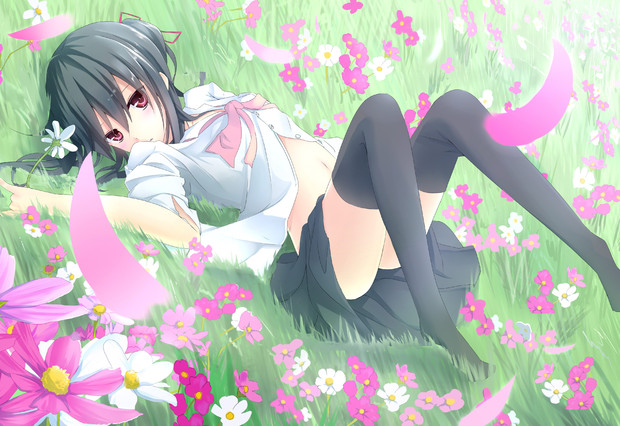 花に咲く花 まかだみぁ さんのイラスト ニコニコ静画 イラスト