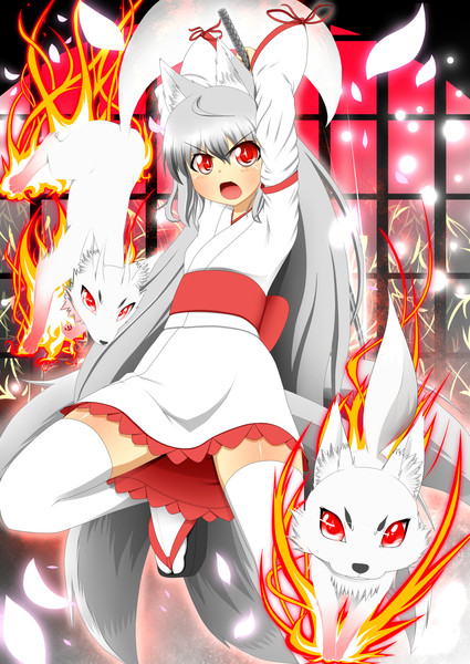 白狐仙神 じゃーまんぽてち さんのイラスト ニコニコ静画 イラスト