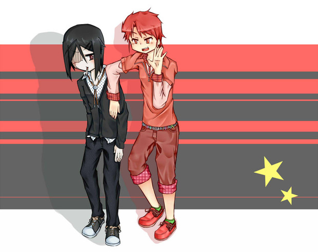黒と赤