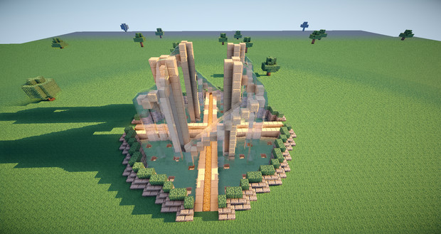 Minecraft 噴水 Backslash さんのイラスト ニコニコ静画 イラスト