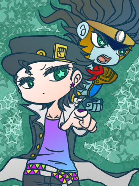 承太郎とスタプラ ほお次郎 さんのイラスト ニコニコ静画 イラスト