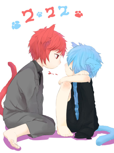 赤黒でにゃんにゃんにゃん 羽田 さんのイラスト ニコニコ静画