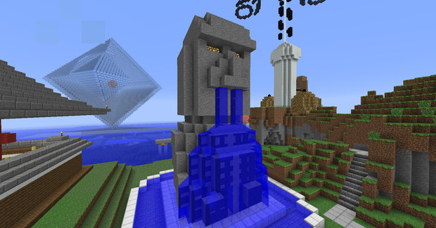Minecraft モアイ像 Ikubon さんのイラスト ニコニコ静画 イラスト