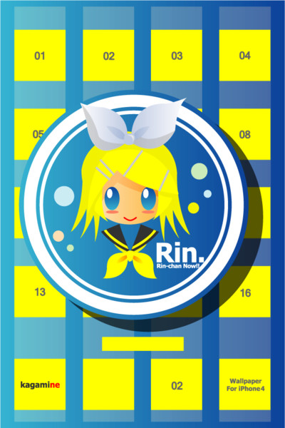 リンちゃんのiphone4壁紙 Sisa さんのイラスト ニコニコ静画 イラスト