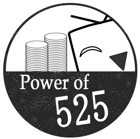 【スタンプ】 Power of  525 【風刺画】