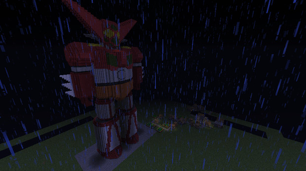 ワールドデータ配布 Minecraftでゲッターロボ作ってみたぜ マインクラフト ジェロキアd さんのイラスト ニコニコ静画 イラスト