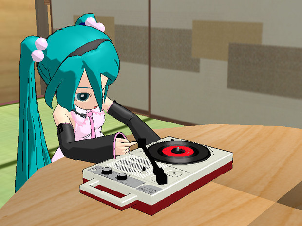 Mmd レコードプレーヤー アクセサリ配布 Hr 01sur さんのイラスト ニコニコ静画 イラスト