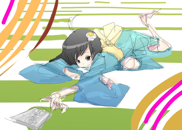 落書き 月日ちゃん 改 月火ちゃん ラフ コリまっくす さんのイラスト ニコニコ静画 イラスト