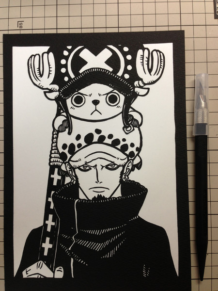 ☆切り絵☆　【トラオ・チョッパー】