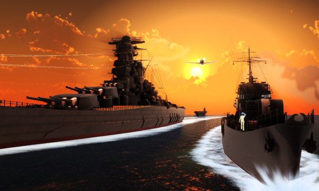 Mmd 超弩級戦艦大和 合流 ジキセ さんのイラスト ニコニコ静画 イラスト