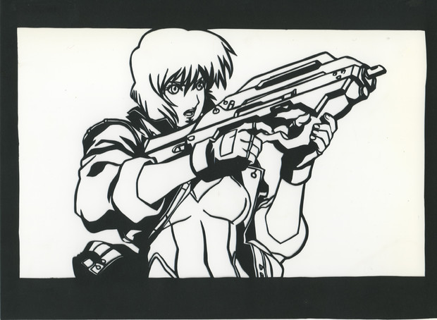 攻殻機動隊 草薙素子 切り絵 雷電 さんのイラスト ニコニコ静画 イラスト