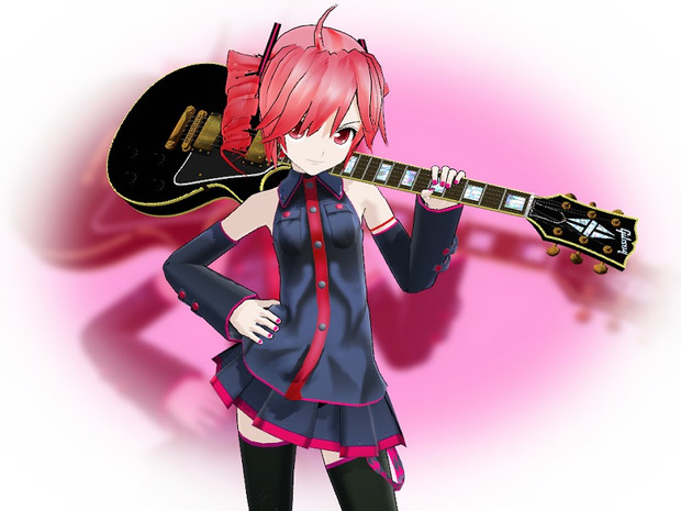 Mmd Teto Les Paul しかきち さんのイラスト ニコニコ静画 イラスト