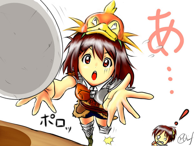 かってにコラボ けいおん モンハンその５ ほりシン さんのイラスト ニコニコ静画 イラスト