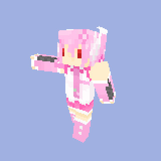 Minecraftスキン 桜ミク ちゃちゃ さんのイラスト ニコニコ静画 イラスト