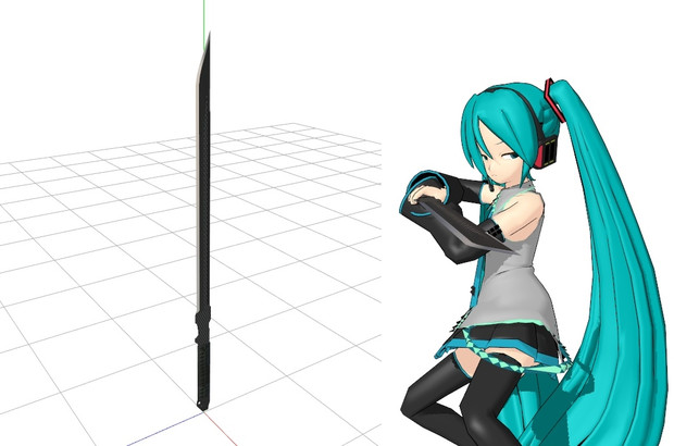 Mmd 雷電のブレードのようなものを作ってみた カツオ武士 P さんのイラスト ニコニコ静画 イラスト