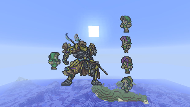 Minecraft ファイナルファンタジー５ ギルガメッシュ 変身前 マインクラフト ツカサ さんのイラスト ニコニコ静画 イラスト