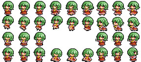 ゆうかりん サイドビュー用ドット 素材 どりーむぼうる さんのイラスト ニコニコ静画 イラスト