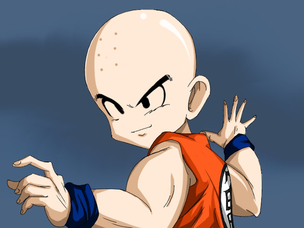 マウス絵 クリリン描いてみた ドラゴンボールz しろん さんのイラスト ニコニコ静画 イラスト