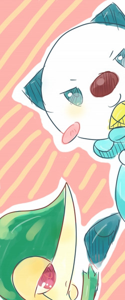 ツタージャとミジュマル 朱とら さんのイラスト ニコニコ静画 イラスト