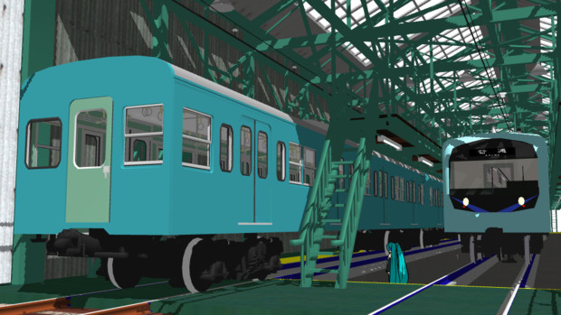 103系中間車 製作途中 Mc103 さんのイラスト ニコニコ静画 イラスト