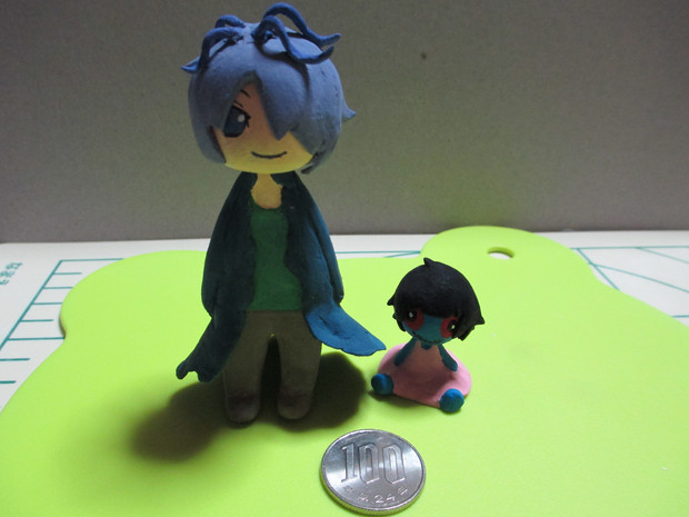 『ギャリーさんと青い人形』粘土で作ってみた。