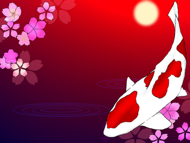 錦鯉 全略 さんのイラスト ニコニコ静画 イラスト