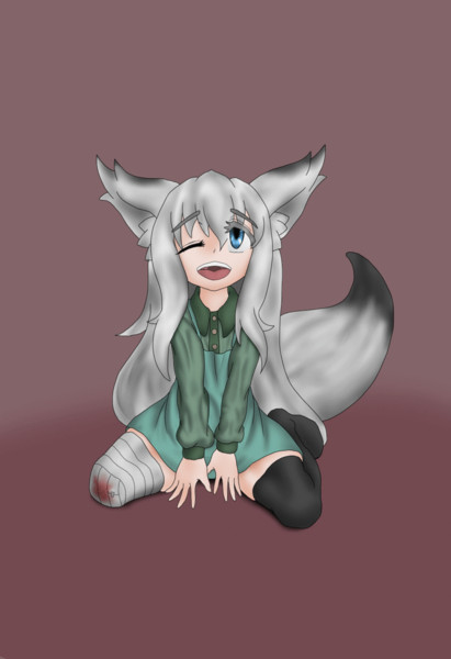 欠損注意 欠損白毛狐 アルミ缶 さんのイラスト ニコニコ静画 イラスト