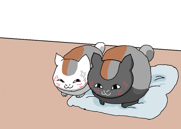 白 黒にゃんこ先生 夜巣 さんのイラスト ニコニコ静画 イラスト