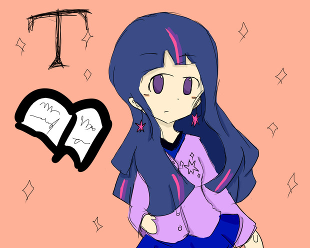 トワイライト スパークル 擬人化 Tacosrc さんのイラスト ニコニコ静画 イラスト