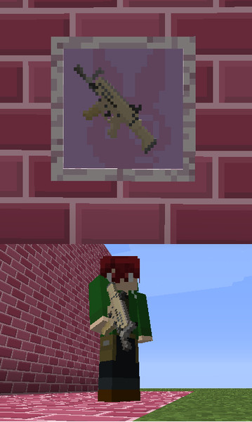 Minecraft 32 Fn Scar テクスチャ見本 野良牛 バファムート さんのイラスト ニコニコ静画 イラスト