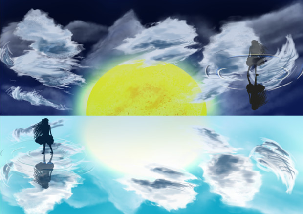 朝と夜の境界世界 霧森燈夜 さんのイラスト ニコニコ静画 イラスト