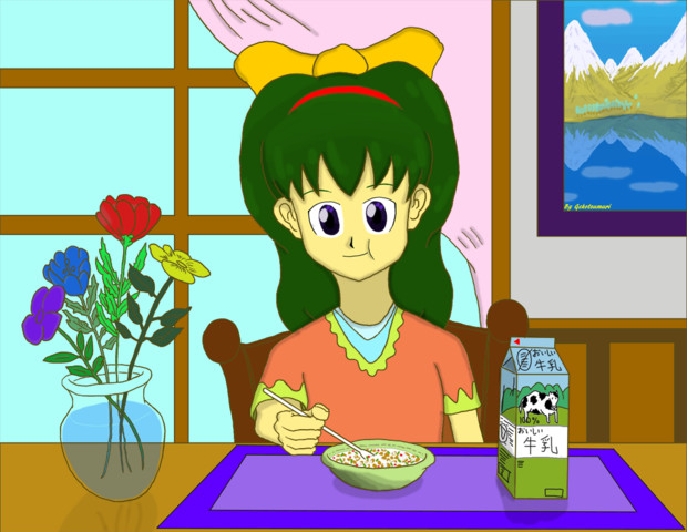 朝はシリアル ゲコつむり さんのイラスト ニコニコ静画 イラスト