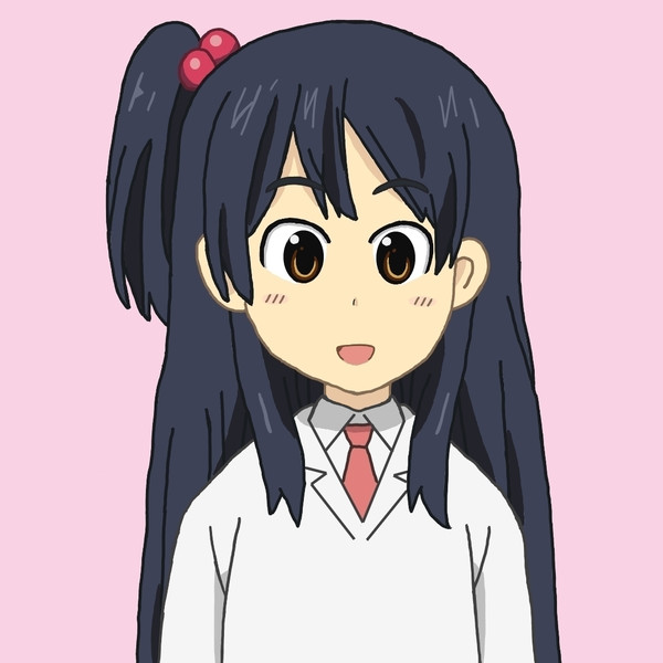 北白川あんこ 白衣 ニコニコ静画 イラスト
