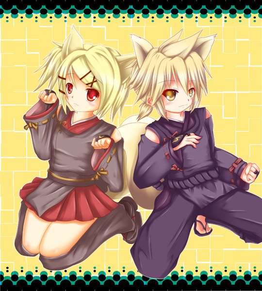蘇芳リン藍鉄レン 綺羅 さんのイラスト ニコニコ静画 イラスト
