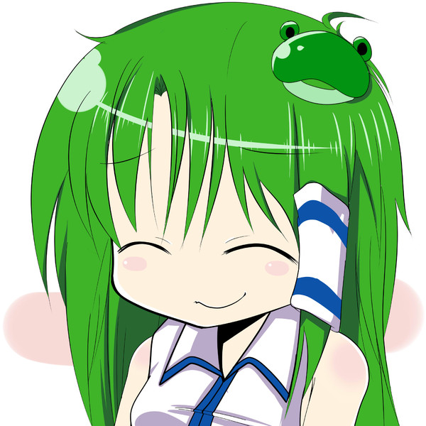 照れてる早苗さん ひまにい さんのイラスト ニコニコ静画 イラスト