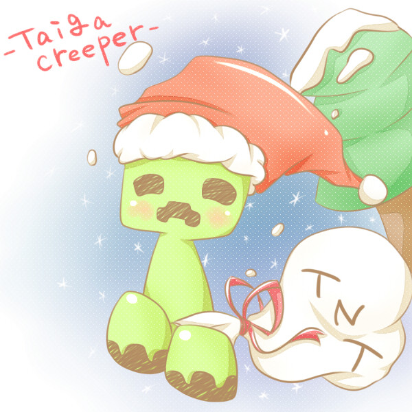 Minecraft タイガクリーパー 色んなバイオームのクリーパー描くよ しらたまおいしいです さんのイラスト ニコニコ静画 イラスト