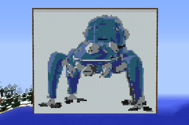 タチコマ ドット絵 マイクラ りょーつ さんのイラスト ニコニコ静画 イラスト