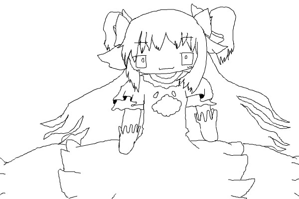 アルティメットまどか線画 ニコニコ静画 イラスト