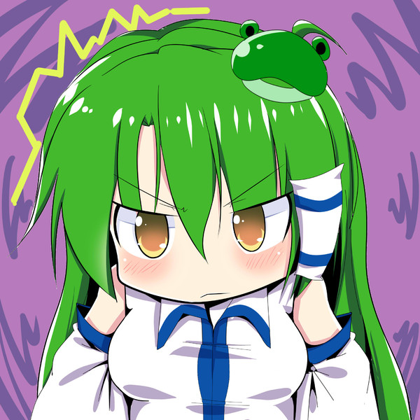 怒る早苗さん ひまにい さんのイラスト ニコニコ静画 イラスト
