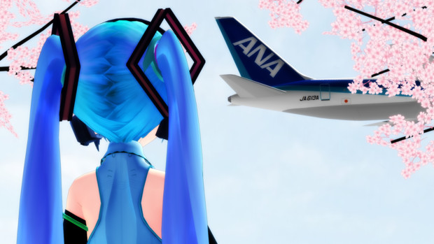 春風吹ク空港 Spring Wind Airport エンドロール壁紙 白銀 さんのイラスト ニコニコ静画 イラスト