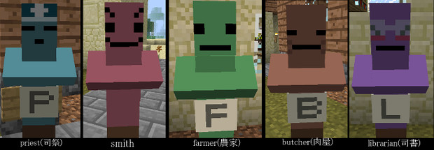 Minecraft 村人テクスチャ Dez さんのイラスト ニコニコ静画 イラスト
