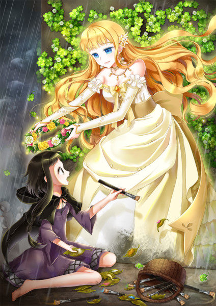 絵筆売りの少女 なぉみ さんのイラスト ニコニコ静画 イラスト