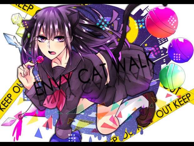 エンヴィキャットウォーク 白黒 さんのイラスト ニコニコ静画 イラスト