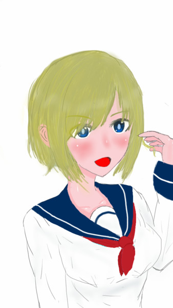思いきって髪ばっさり切ったんだけど どう コジコジ さんのイラスト ニコニコ静画 イラスト