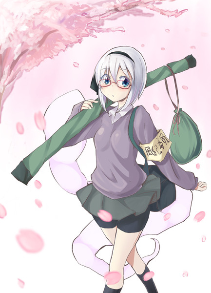 Jk赤メガネ妖夢 みりの さんのイラスト ニコニコ静画 イラスト