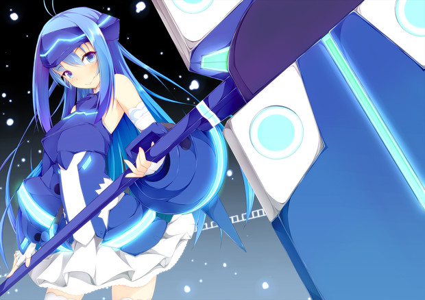 ビビッドブルー ニコニコ静画 イラスト