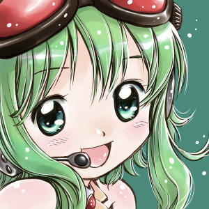 GUMIさん似顔絵アイコン風