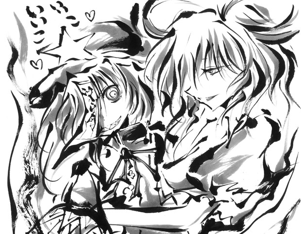 格安販売中 幸せな、芳香と青娥のコンビ / うらんふ さんのイラスト 絵画