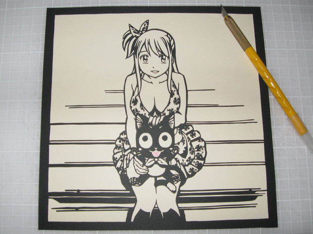切り絵 Fairy Tail フリュイ さんのイラスト ニコニコ静画 イラスト