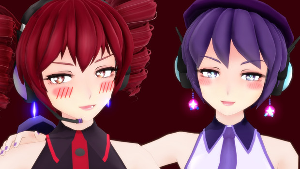 Mmd 紫苑式テト デフォ子専用 つけ睫毛 パーツ配布 みみお マダムp さんのイラスト ニコニコ静画 イラスト